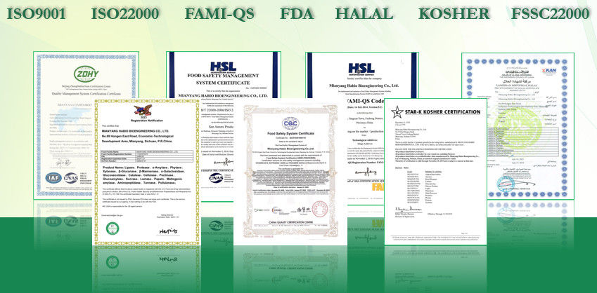 Υψηλής αποτελεσματικότητας Habio Neutral Protease Digestive Proteolytic Enzyme Powder/Granule 100.000u/G